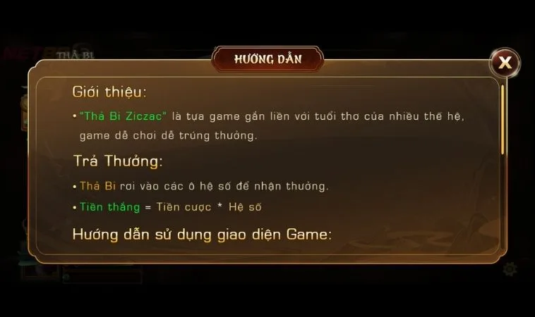 Hướng dẫn chơi game nhanh ZicZac BJ88